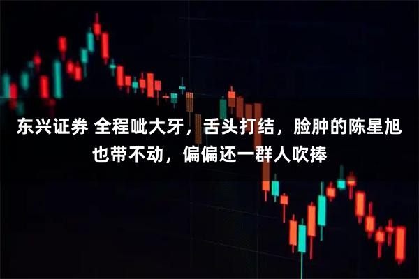 东兴证券 全程呲大牙，舌头打结，脸肿的陈星旭也带不动，偏偏还一群人吹捧