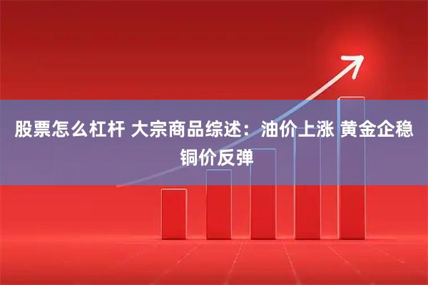 股票怎么杠杆 大宗商品综述：油价上涨 黄金企稳 铜价反弹